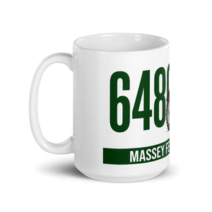 The Tractor Mugs Store Massey Ferguson 6480 | White Glossy Mug Quality Farmers Merch