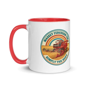 The Tractor Mugs Store Massey Ferguson 760 Massey Ferguson 760 SIMPLY THE BEST | Mug with Colour Inside Quality Farmers Merch