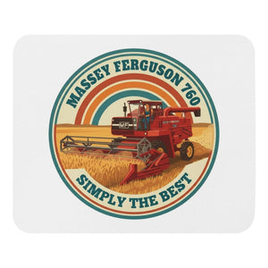 The Tractor Mugs Store Massey Ferguson 760 Massey Ferguson 760 SIMPLY THE BEST Retro | Mouse Mat Quality Farmers Merch