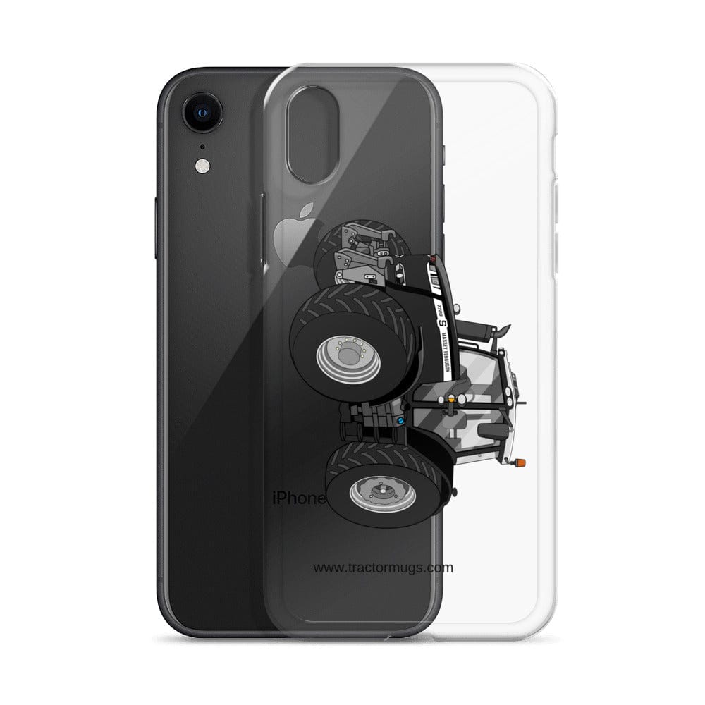 The Tractor Mugs Store Massey Ferguson 7726S Black Beauty | Clear Case for iPhone® Quality Farmers Merch