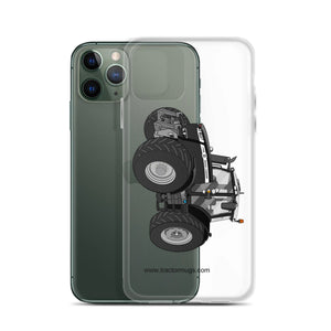 The Tractor Mugs Store Massey Ferguson 7726S Black Beauty | Clear Case for iPhone® Quality Farmers Merch