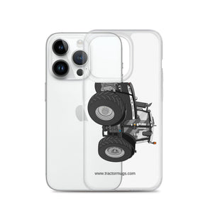 The Tractor Mugs Store Massey Ferguson 7726S Black Beauty | Clear Case for iPhone® Quality Farmers Merch