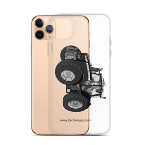 The Tractor Mugs Store Massey Ferguson 7726S Black Beauty | Clear Case for iPhone® Quality Farmers Merch