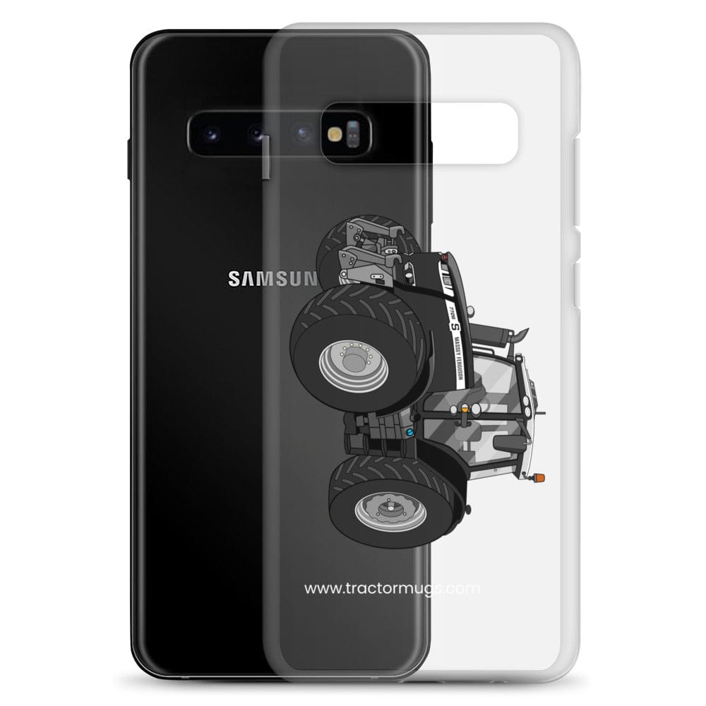 The Tractor Mugs Store Massey Ferguson 7726S Black Beauty | Clear Case for Samsung® Quality Farmers Merch