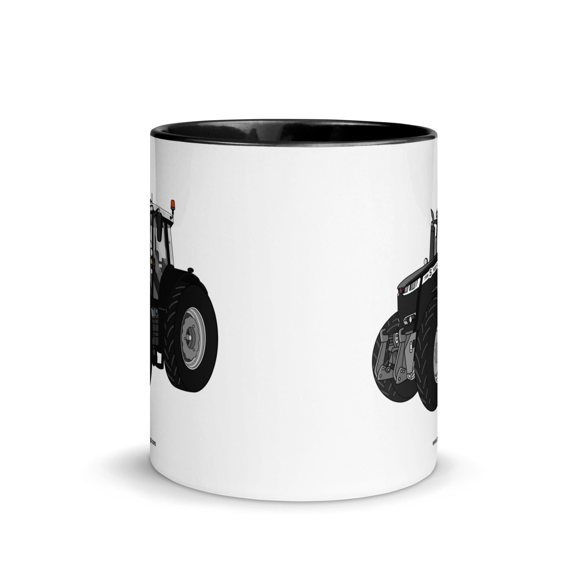 The Tractor Mugs Store Massey Ferguson 7726S Black Beauty | Mug with Color Inside Quality Farmers Merch