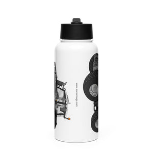 The Tractor Mugs Store Massey Ferguson 7726S Black Beauty | Stainless Steel Water Bottle Quality Farmers Merch
