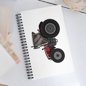 The Tractor Mugs Store Massey Ferguson 8S 265 (2020) | Spiral notebook Quality Farmers Merch