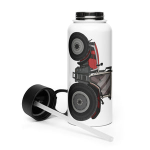 The Tractor Mugs Store Massey Ferguson 8S 265 (2020) | Stainless Steel Water Bottle Quality Farmers Merch