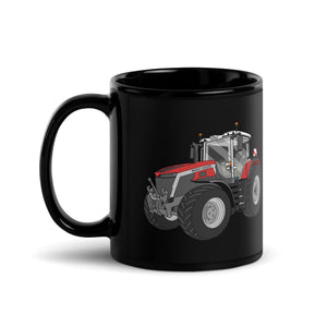 The Tractor Mugs Store Massey Ferguson 9X | Black Glossy Mug Quality Farmers Merch