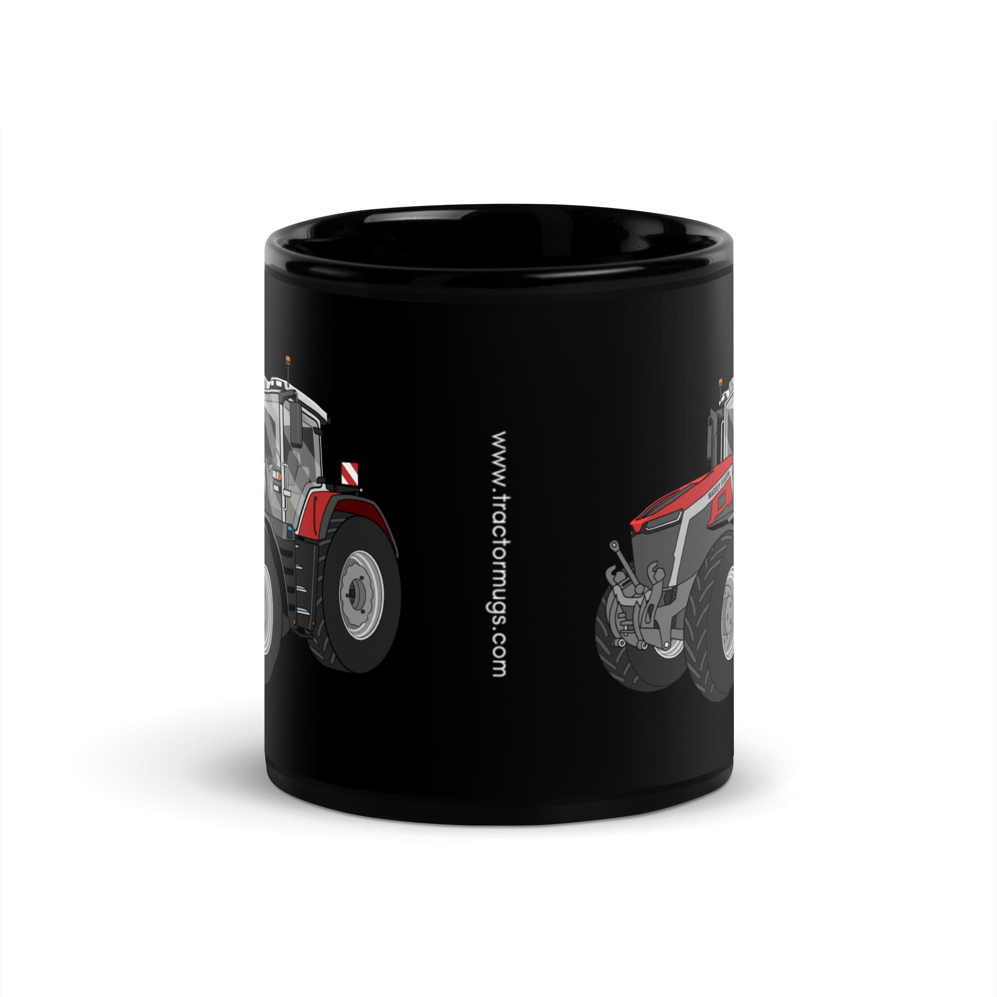 The Tractor Mugs Store Massey Ferguson 9X | Black Glossy Mug Quality Farmers Merch