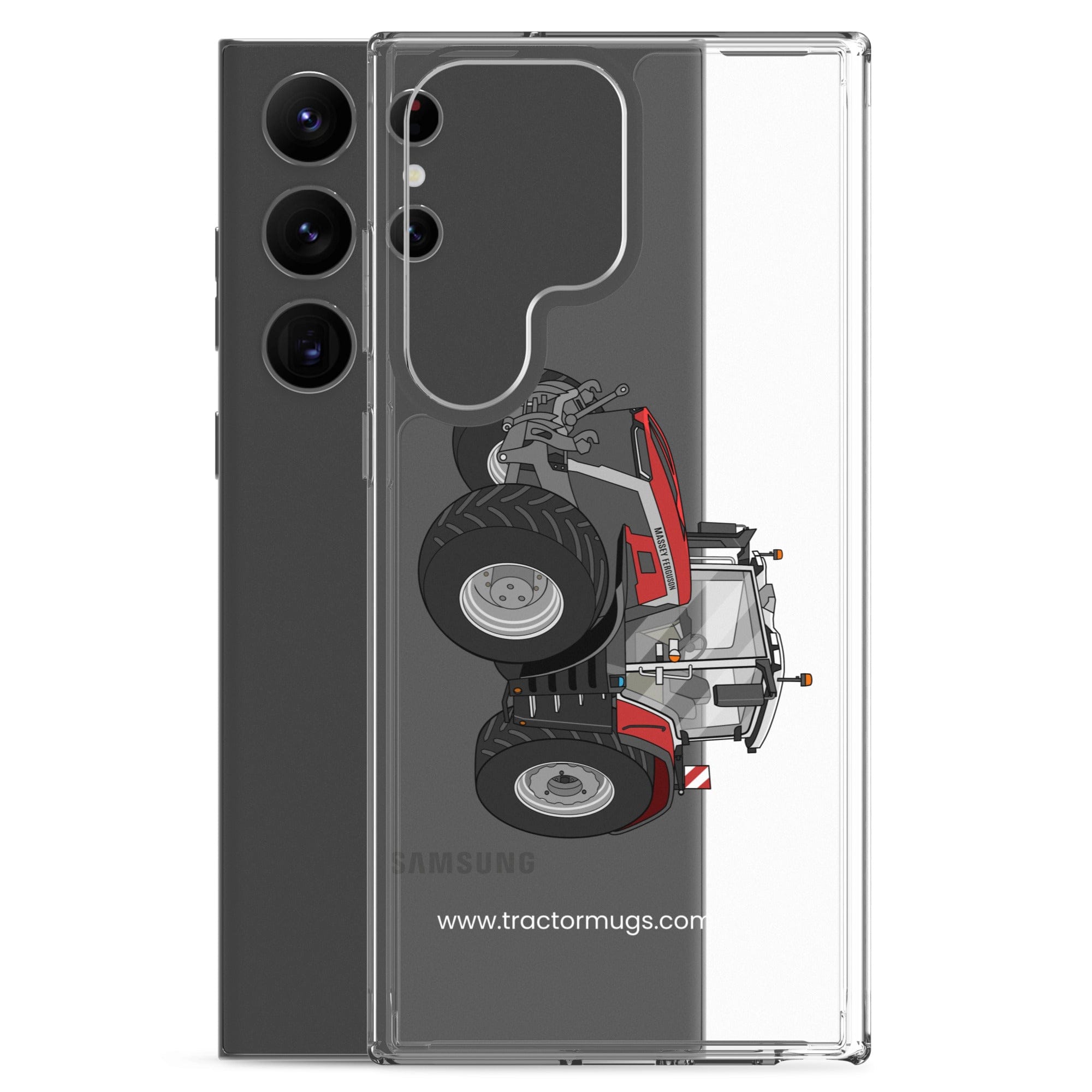 The Tractor Mugs Store Massey Ferguson 9X | Clear Case for Samsung® Quality Farmers Merch