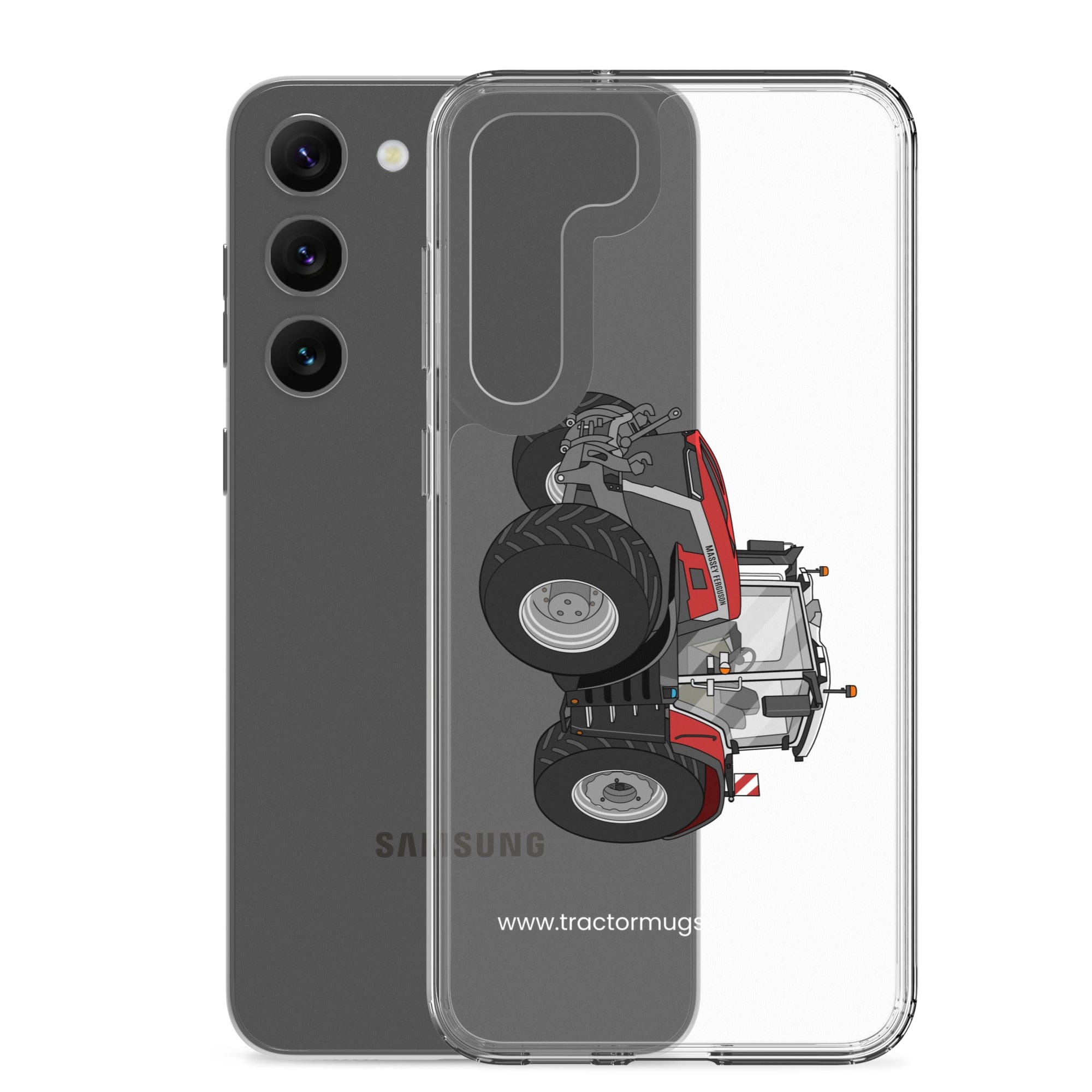 The Tractor Mugs Store Massey Ferguson 9X | Clear Case for Samsung® Quality Farmers Merch