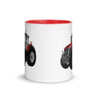 The Tractor Mugs Store Massey Ferguson 9X | Mug with Color Inside Quality Farmers Merch
