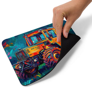 The Tractor Mugs Store MB TRAC 1100 | Splash Art Mouse pad Quality Farmers Merch