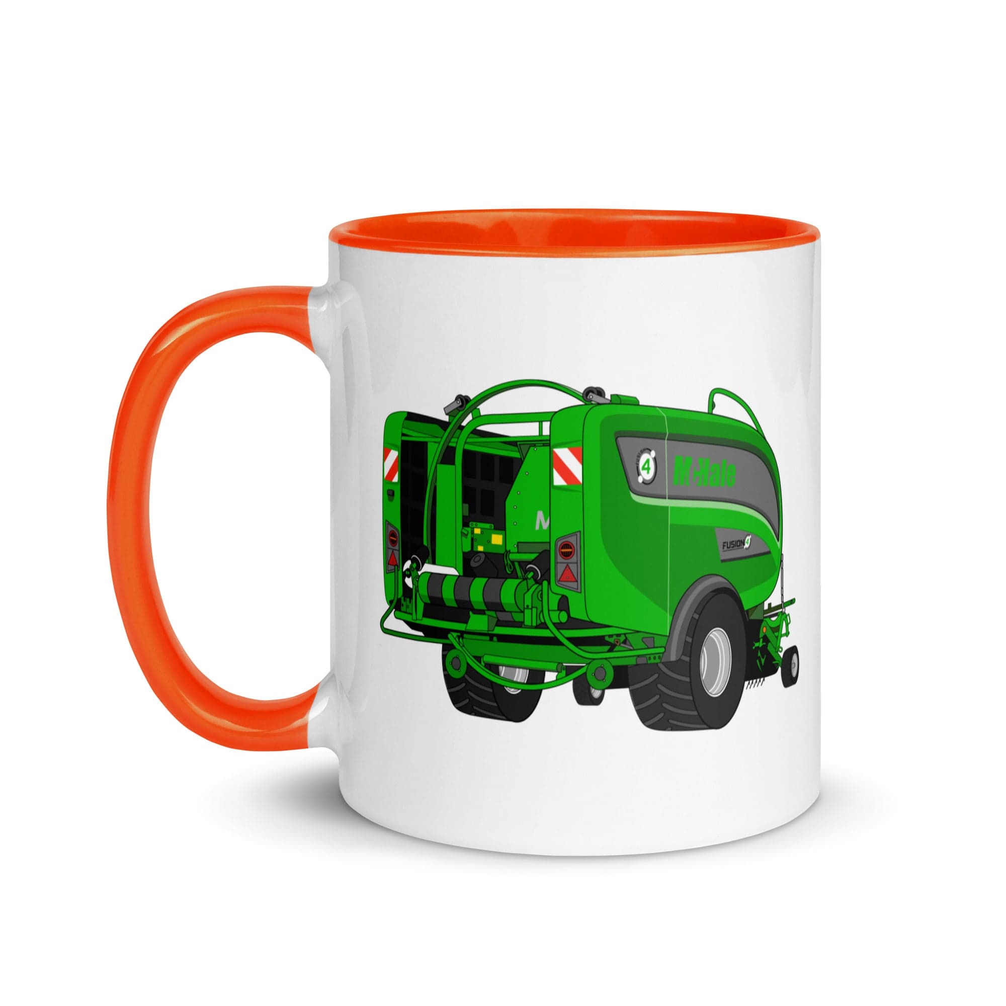 The Tractor Mugs Store Mc Hale Fusion 4 Big Baler | Mug with Color Inside Quality Farmers Merch