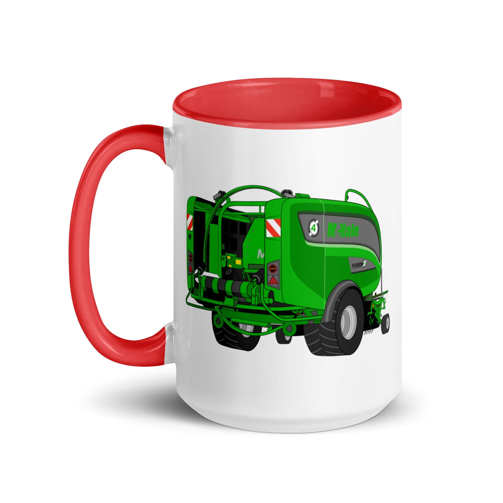 The Tractor Mugs Store Mc Hale Fusion 4 Big Baler | Mug with Color Inside Quality Farmers Merch