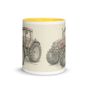 The Tractor Mugs Store McCormick MTX 150 Signature Edition Pencil Sketch | Mug with Color Inside Quality Farmers Merch