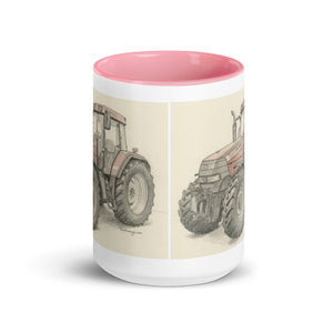 The Tractor Mugs Store McCormick MTX 150 Signature Edition Pencil Sketch | Mug with Color Inside Quality Farmers Merch