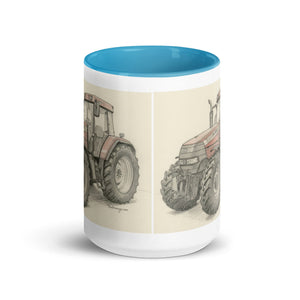 The Tractor Mugs Store McCormick MTX 150 Signature Edition Pencil Sketch | Mug with Color Inside Quality Farmers Merch