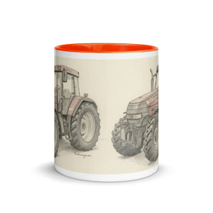 The Tractor Mugs Store McCormick MTX 150 Signature Edition Pencil Sketch | Mug with Color Inside Quality Farmers Merch