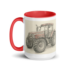 The Tractor Mugs Store McCormick MTX 150 Signature Edition Pencil Sketch | Mug with Color Inside Quality Farmers Merch