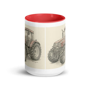 The Tractor Mugs Store McCormick MTX 150 Signature Edition Pencil Sketch | Mug with Color Inside Quality Farmers Merch
