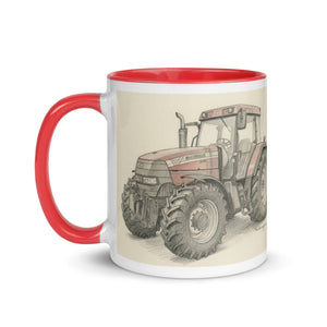 The Tractor Mugs Store McCormick MTX 150 Signature Edition Pencil Sketch | Mug with Color Inside Quality Farmers Merch