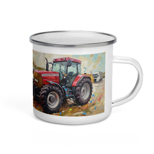 The Tractor Mugs Store McCormick MTX 150 Signature Edition Splash Art | Enamel Mug Quality Farmers Merch