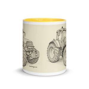 The Tractor Mugs Store McCormick MTX 200 Pencil Sketch | Mug with Color Inside Quality Farmers Merch