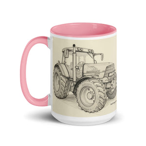 The Tractor Mugs Store McCormick MTX 200 Pencil Sketch | Mug with Color Inside Quality Farmers Merch
