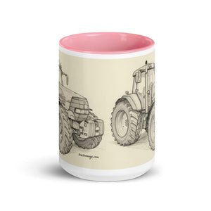 The Tractor Mugs Store McCormick MTX 200 Pencil Sketch | Mug with Color Inside Quality Farmers Merch