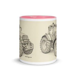 The Tractor Mugs Store McCormick MTX 200 Pencil Sketch | Mug with Color Inside Quality Farmers Merch