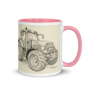 The Tractor Mugs Store McCormick MTX 200 Pencil Sketch | Mug with Color Inside Quality Farmers Merch