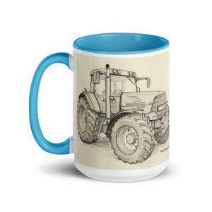 The Tractor Mugs Store McCormick MTX 200 Pencil Sketch | Mug with Color Inside Quality Farmers Merch