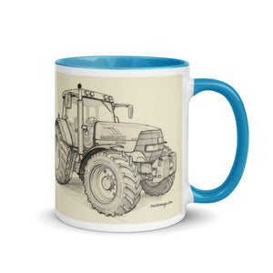 The Tractor Mugs Store McCormick MTX 200 Pencil Sketch | Mug with Color Inside Quality Farmers Merch