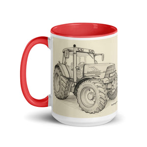The Tractor Mugs Store McCormick MTX 200 Pencil Sketch | Mug with Color Inside Quality Farmers Merch