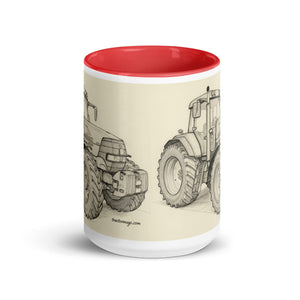 The Tractor Mugs Store McCormick MTX 200 Pencil Sketch | Mug with Color Inside Quality Farmers Merch
