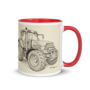 The Tractor Mugs Store McCormick MTX 200 Pencil Sketch | Mug with Color Inside Quality Farmers Merch