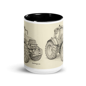 The Tractor Mugs Store McCormick MTX 200 Pencil Sketch | Mug with Color Inside Quality Farmers Merch