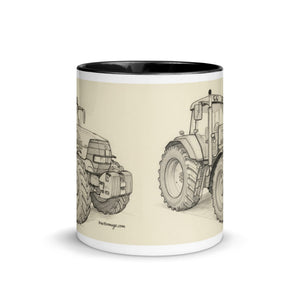 The Tractor Mugs Store McCormick MTX 200 Pencil Sketch | Mug with Color Inside Quality Farmers Merch