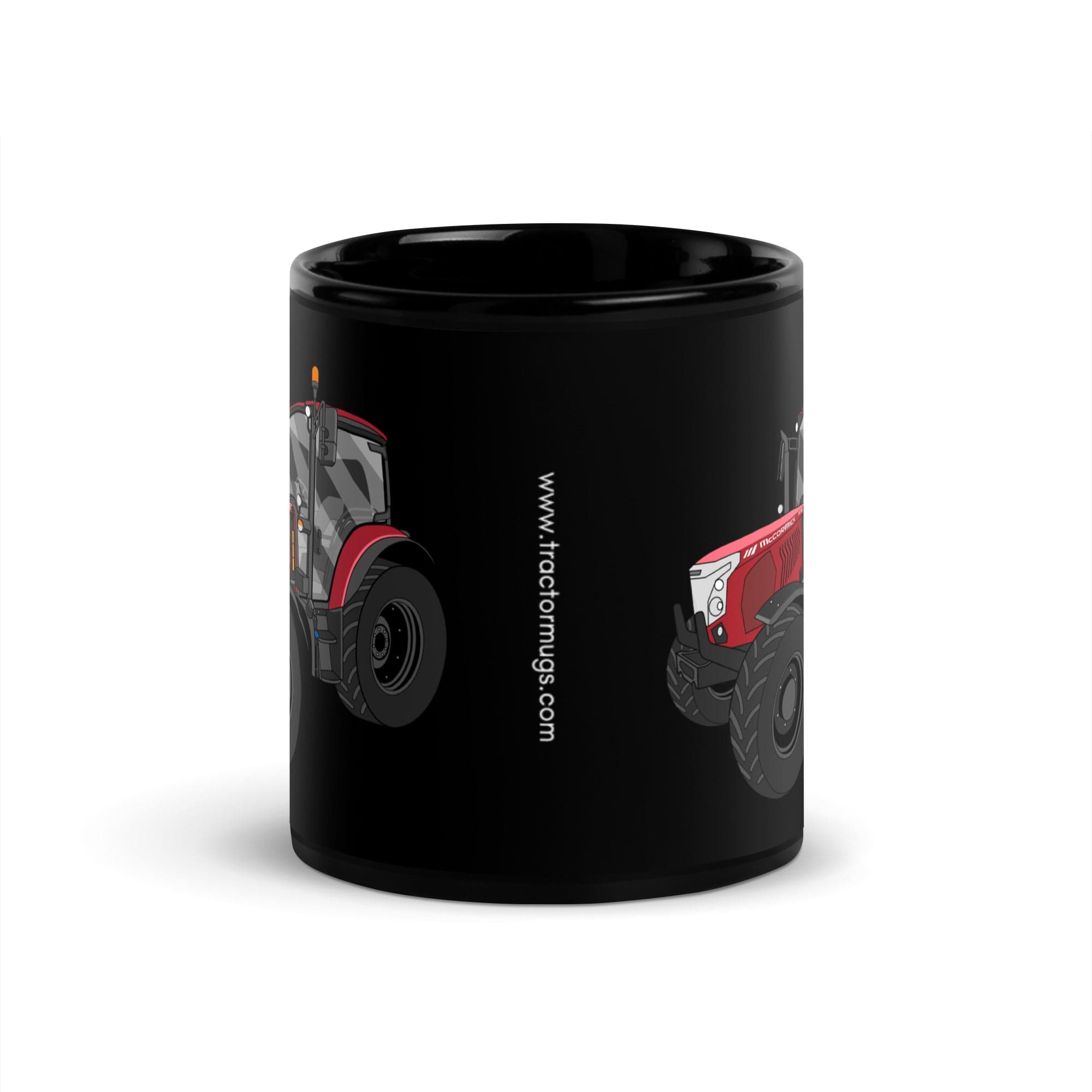 The Tractor Mugs Store McCormick X5 120 | Black Glossy Mug Quality Farmers Merch