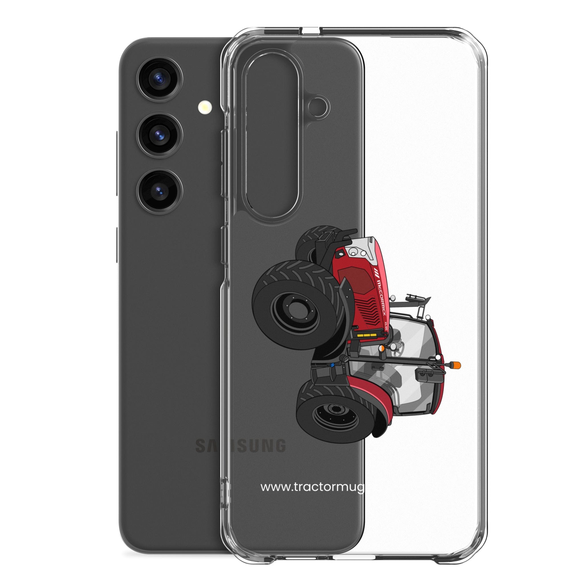 The Tractor Mugs Store McCormick X5 120 | Clear Case for Samsung® Quality Farmers Merch