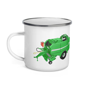 The Tractor Mugs Store McHale Fusion 2 Big Baler | Enamel Mug Quality Farmers Merch