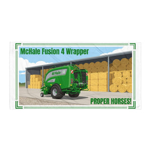 The Tractor Mugs Store McHale Fusion 4 Wrapper PROPER HORSES! | Super Soft Towel Quality Farmers Merch
