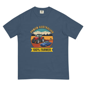 The Tractor Mugs Store Midnight Massey Ferguson 6480 PROUD AUSTRALIAN 100% FARMER Outdoor | Unisex Premium T-shirt Quality Farmers Merch
