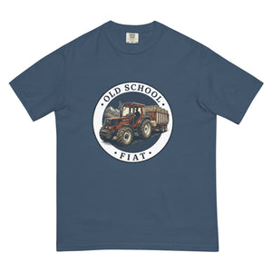 The Tractor Mugs Store Midnight / S FIATAGRI F140 OLD SCHOOL FIAT Engraving | Unisex Premium T-shirt Quality Farmers Merch