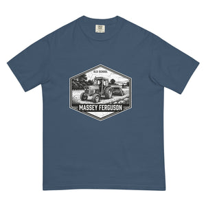 The Tractor Mugs Store Midnight / S Massey Ferguson 390T OLD SCHOOL MASSEY FERGUSON Moose | Unisex Premium T-shirt Quality Farmers Merch