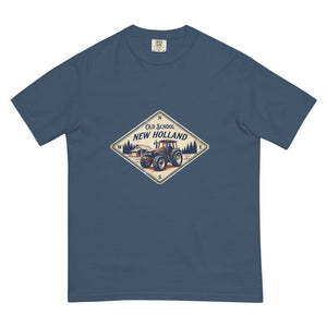 The Tractor Mugs Store Midnight / S New Holland TM 135 OLD SCHOOL NEW HOLLAND Heritage | Unisex Premium T-shirt Quality Farmers Merch
