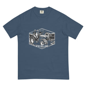 The Tractor Mugs Store Midnight / S New Holland TM 135 OLD SCHOOL NEW HOLLAND Moose | Unisex Premium T-shirt Quality Farmers Merch