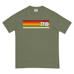 The Tractor Mugs Store Moss / S Retro Stripes 7710 | Unisex Premium T-shirt Quality Farmers Merch